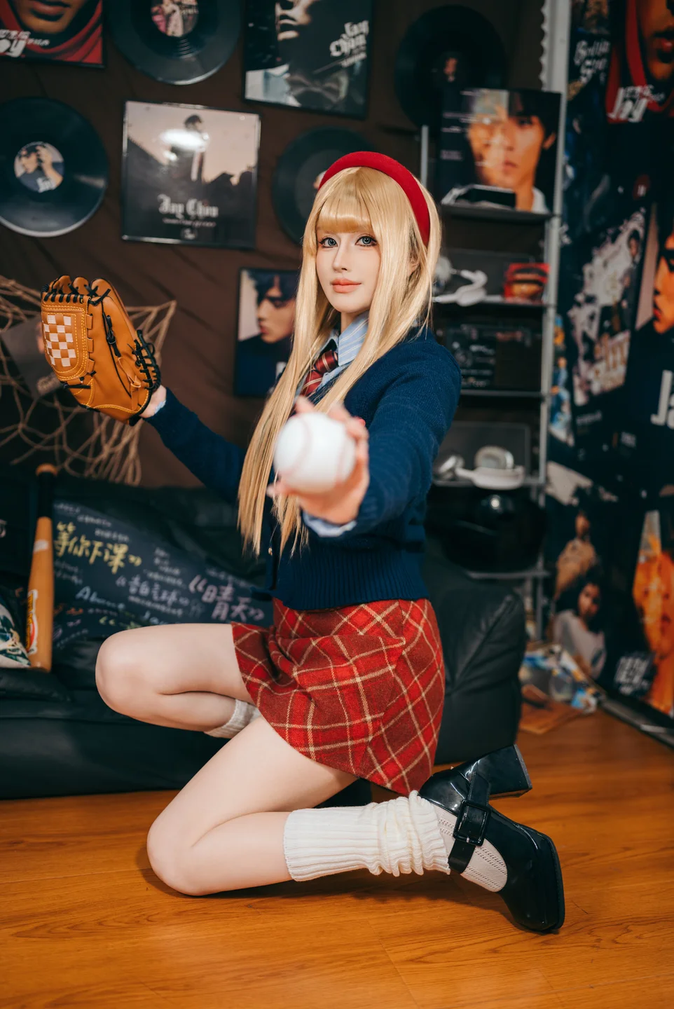 鹿八岁baby - No.115 棒球少女 [23P-704MB] tg@simisebaisi 【丝足阁】013.webp